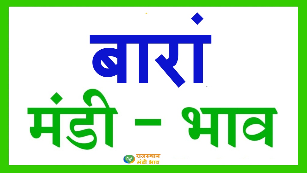 BARAN MANDI BHAV : बारां मंडी भाव :- दिनांक – 16 मई 2023