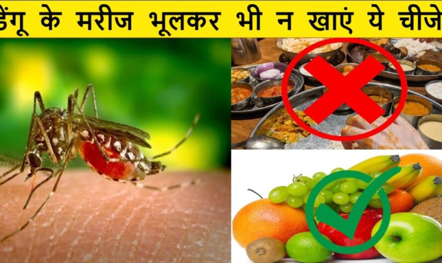 Dengue Diet :- डेंगू के मरीज भूलकर भी न खाएं ये चीजे वरना हो जायेगा इम्यून सिस्टम कमजोर, डेंगू में केवल करे इन फलो ओर सब्जियों का करे सेवन