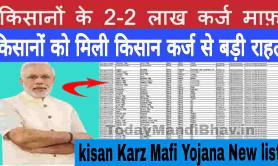 Kisan Karj Mafi New List 2023 : किसानों को मिली कर्ज से राहत , सरकार ने किसानों का कर्ज किया माफ  नई लिस्ट हुई जारी 